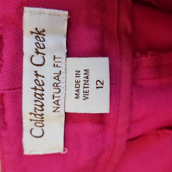 Coldwater Creek Bright Pink Women's Bermuda Shorts, Size 12 - Picture 3 of 6